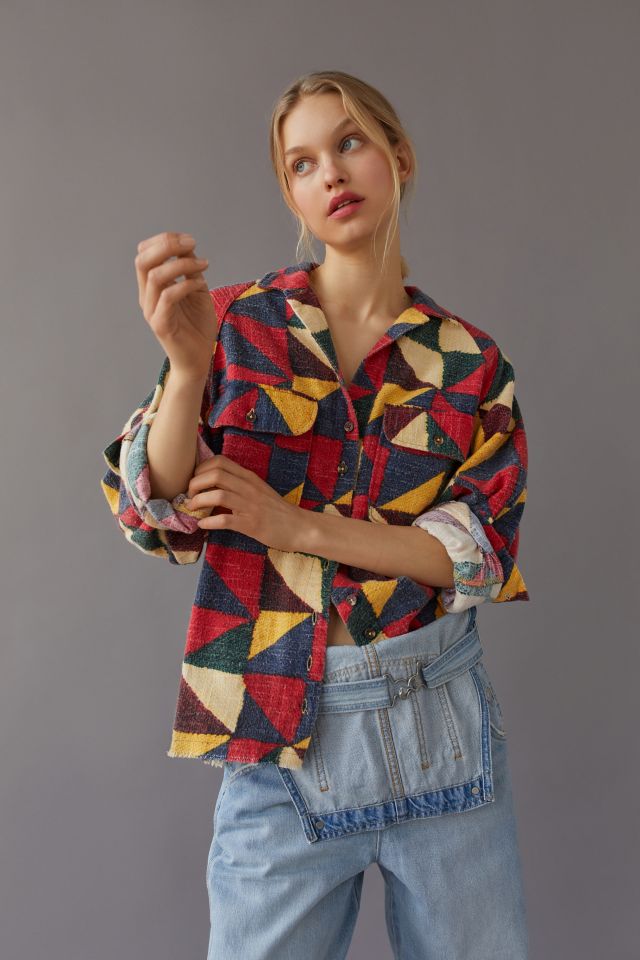 BDG Brody Flannel Button-Down Shirt #4