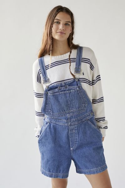 levi overall shorts for women