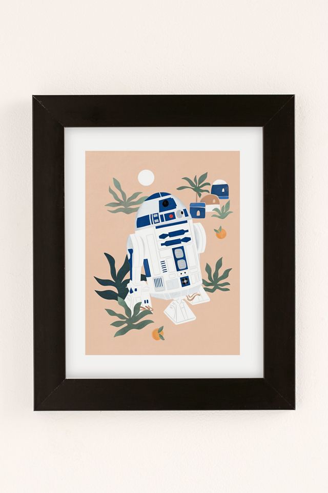 "Keep Calm and Droid On - R2-D2" By Maggie Stephenson Framed Art Print