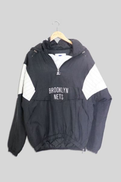 STARTER, Jackets & Coats, Vintage Brooklyn Nets Basketball Satin Coat 22