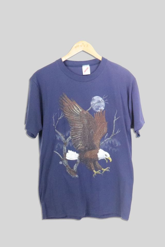 Vintage Full Moon Eagle 1990 Nature T Shirt | Urban Outfitters