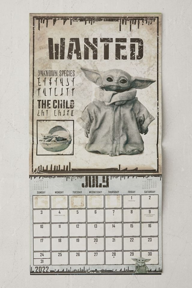 Calendrier mural 2022 The Mandalorian: The Child #2