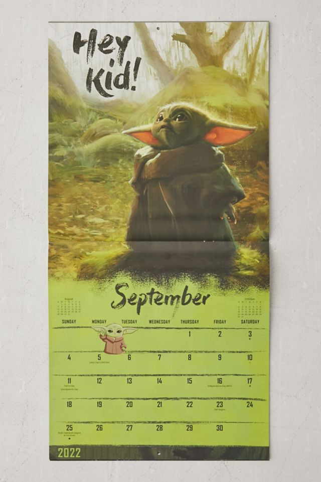 Calendrier mural 2022 The Mandalorian: The Child #3