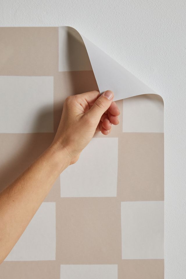 Alina Buffiere Playful Check Removable Wallpaper #2