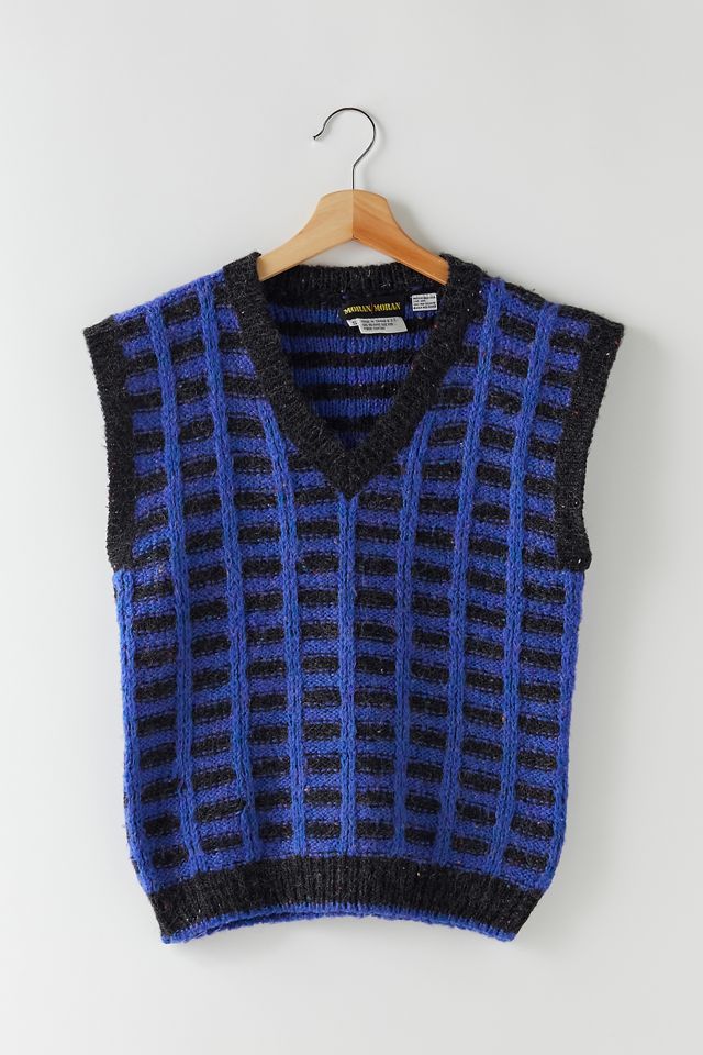 Vintage Check Pattern Sweater Vest | Urban Outfitters