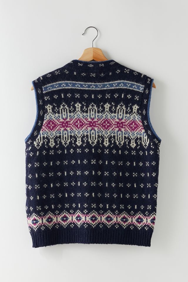 Vintage L.L. Bean Fair Isle Sweater Vest #1