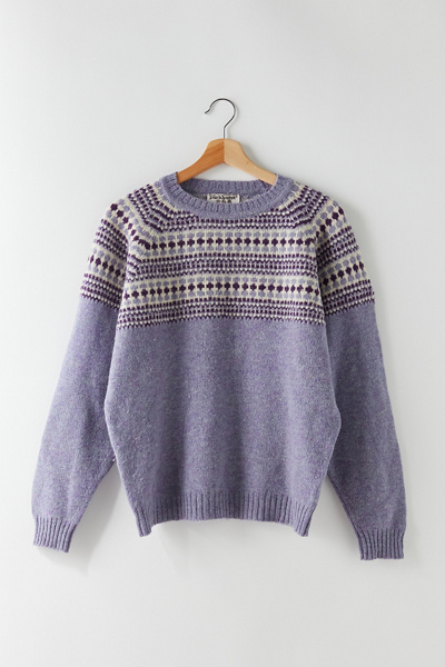 90'S CLUB ROOM All-over Fair Isle Pattern Wool Knit Sweater Men's XL Vintage /eaa498243
