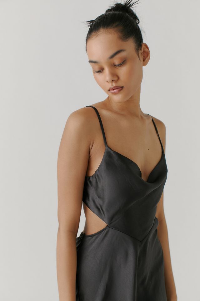 Kiss The Sky Satin Slip Dress #2
