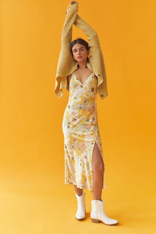 Urban outfitters floral outlet maxi dress