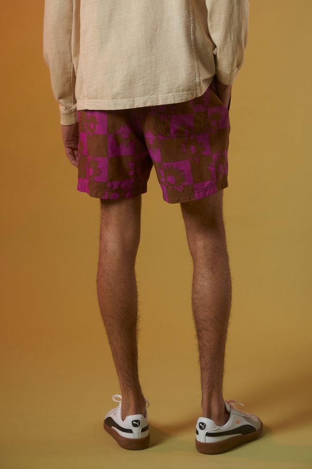 UO Daisy Checkerboard Print Swim Short #3