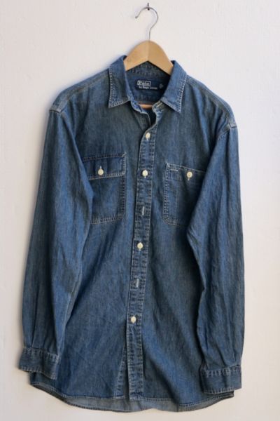 ralph lauren vintage denim shirt