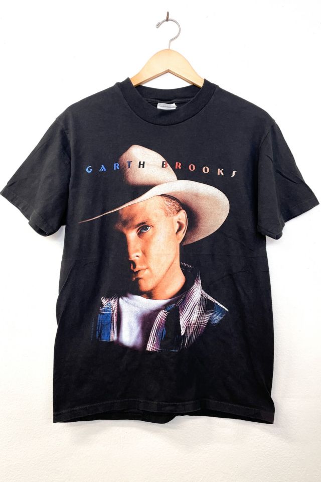 Vintage Garth Brooks Profile Tee Shirt | Urban Outfitters