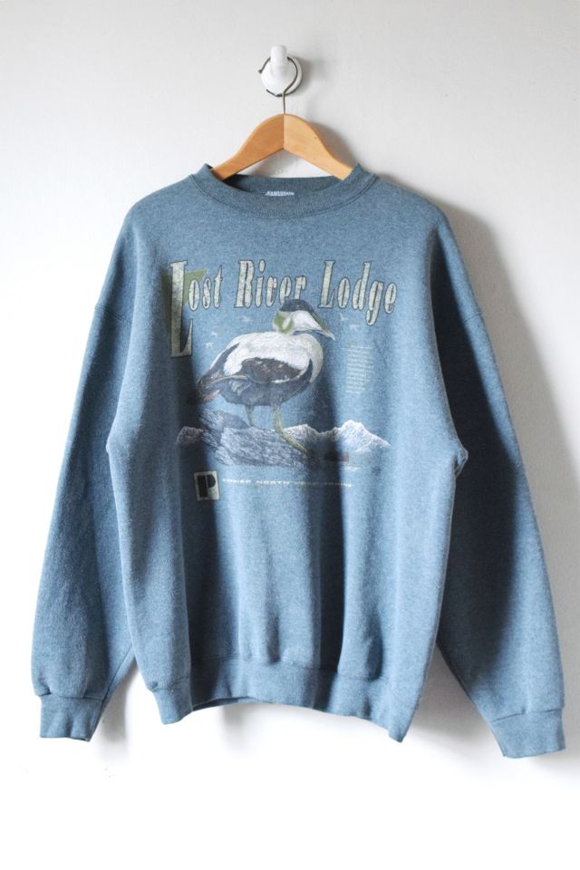 Vintage 90s Lost River Lodge Eider Duck Sweatshirt