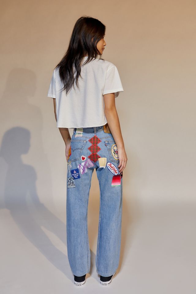 Urban Renewal Remade Patched Scrap Jean #1
