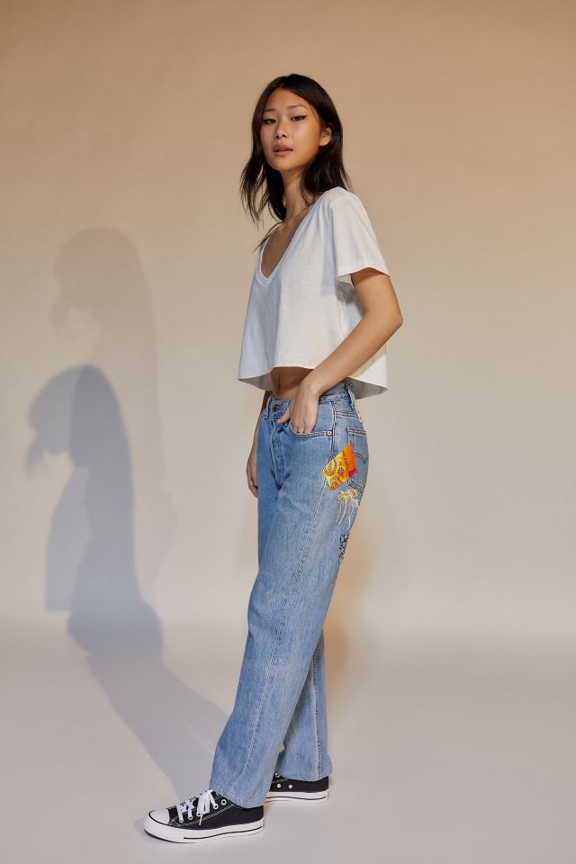 Urban Renewal Remade Patched Scrap Jean #3