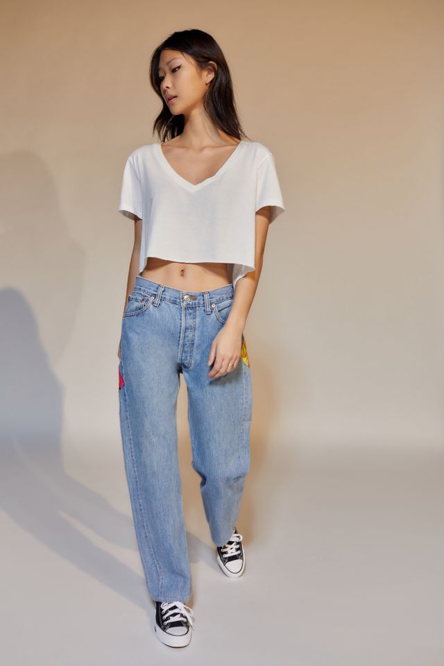 Urban Renewal Remade Patched Scrap Jean #4
