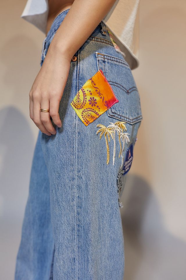 Urban Renewal Remade Patched Scrap Jean #5
