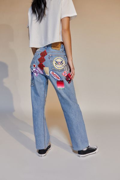 Han Ugle melodi Urban Renewal Remade Patched Scrap Jean | Urban Outfitters