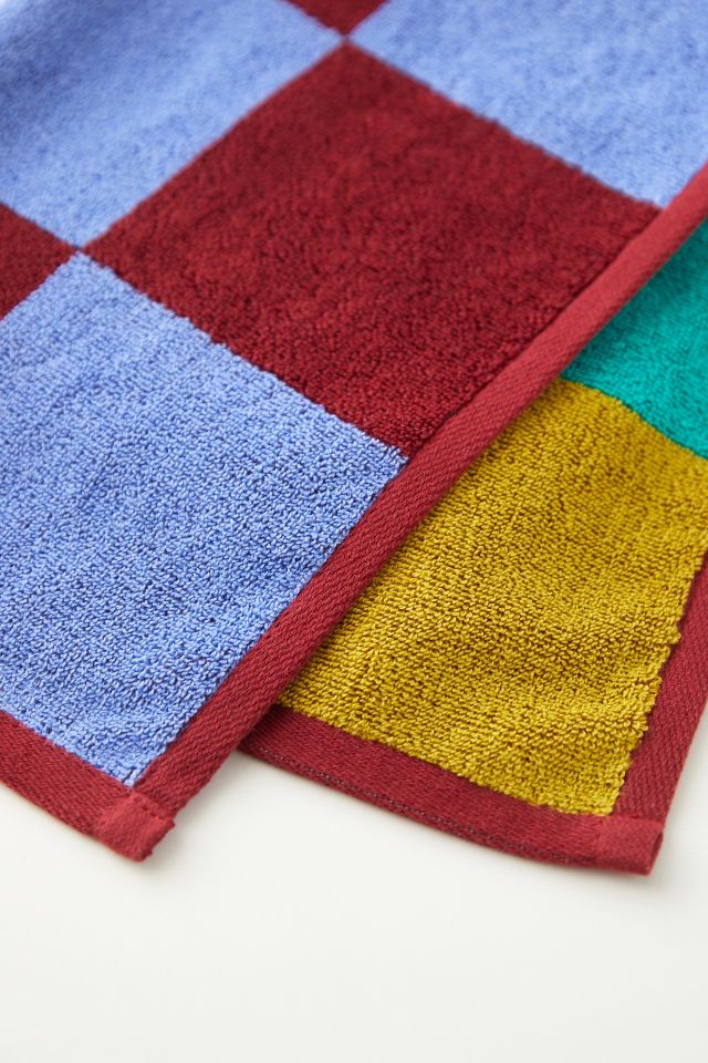 BAGGU Checks On Checks Hand Towel Set #2