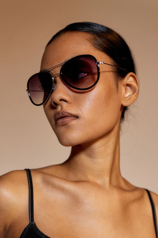 Evie Combination Aviator Sunglasses #1