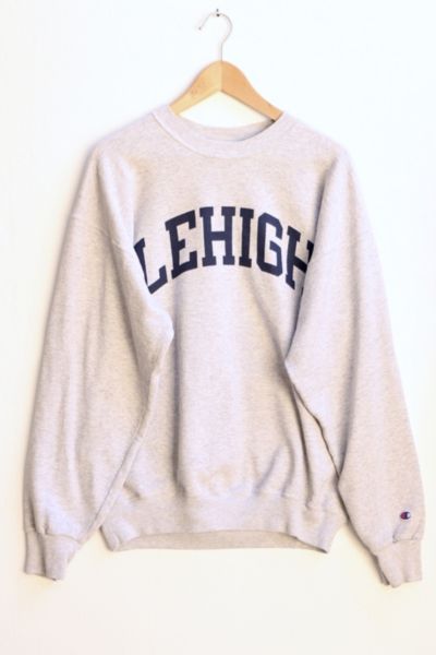 Vintage Champion Lehigh University Crew Neck Sweatshirt Urban Outfitters