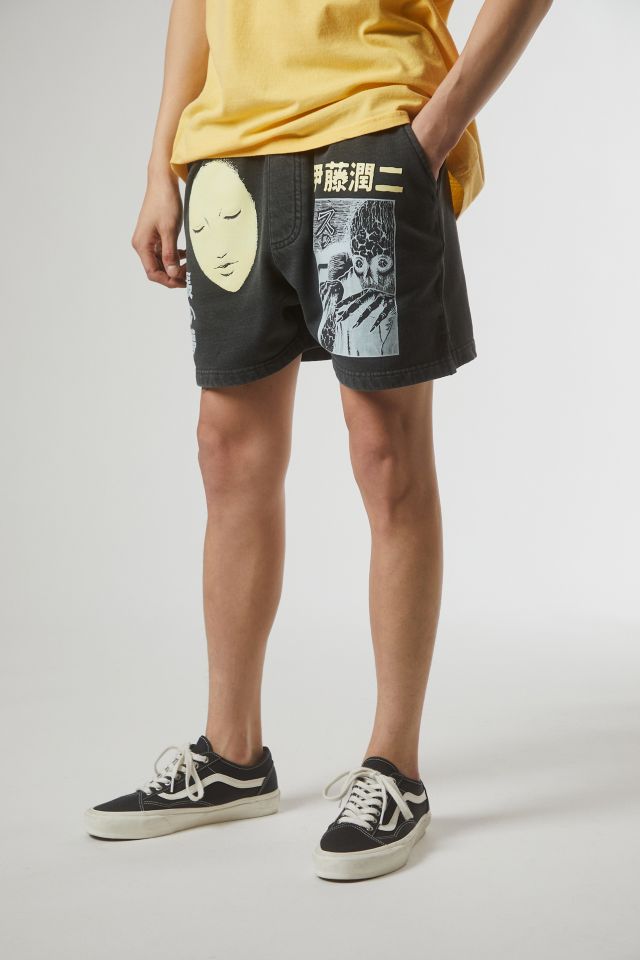 Junji Ito A Long Dream Graphic Sweat Short #1