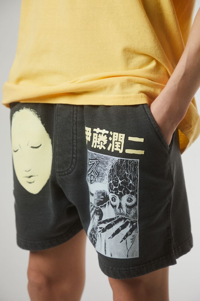 Junji Ito A Long Dream Graphic Sweat Short #3