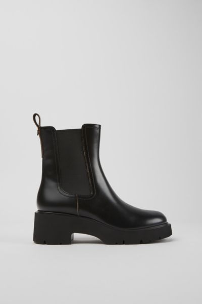 Shop Camper Milah Leather Chelsea Boot In Black, Women's At Urban Outfitters
