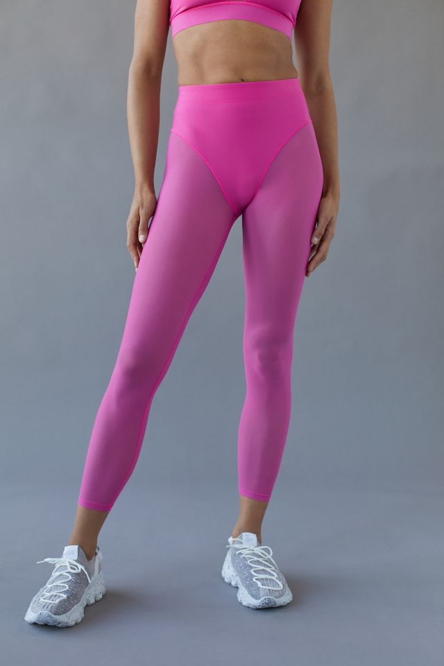 French Cut Legging - Black/pink - Size Xs