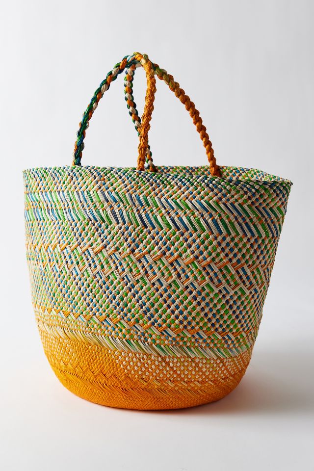 Guanabana Canasto Large Straw Tote Bag