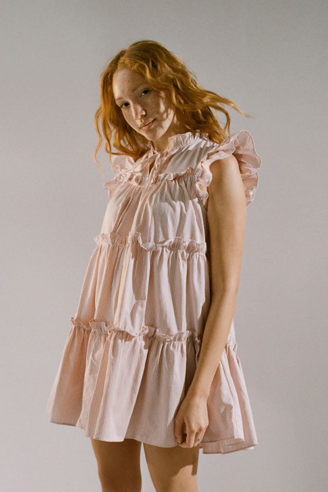 En Saison Ida Ruffle Mini Dress | Urban Outfitters