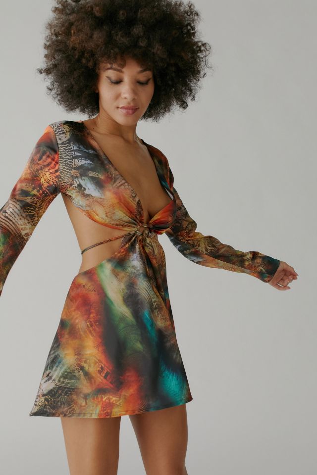 Robe Mini Satin Découpée Jaded London #3