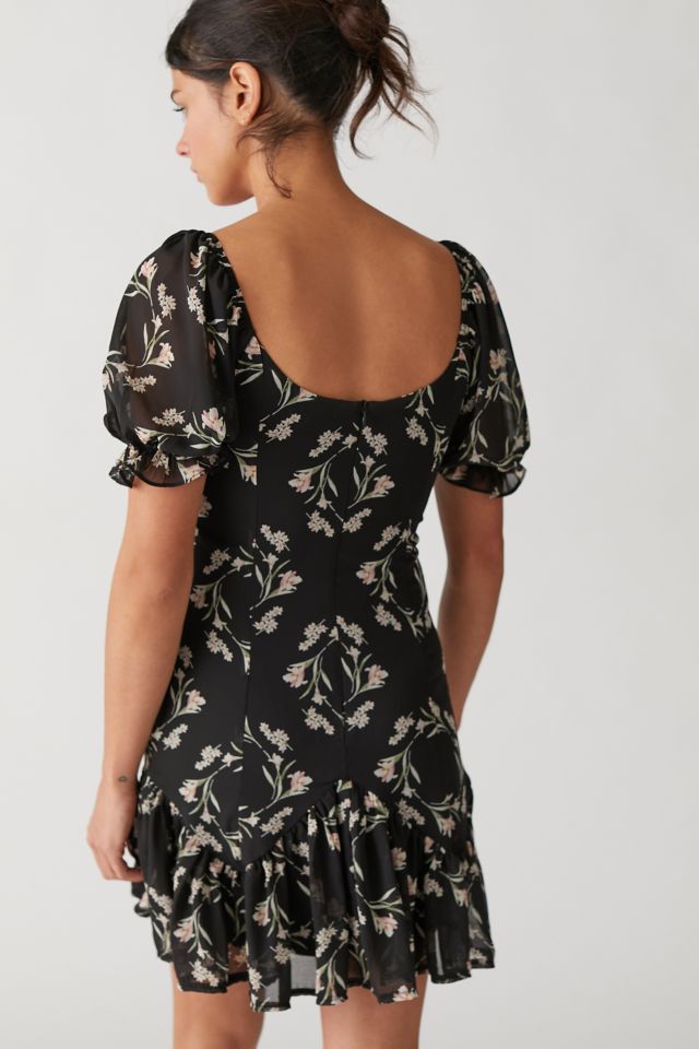 Robe Mini Coupée Devant Attachée Kiss The Sky #2