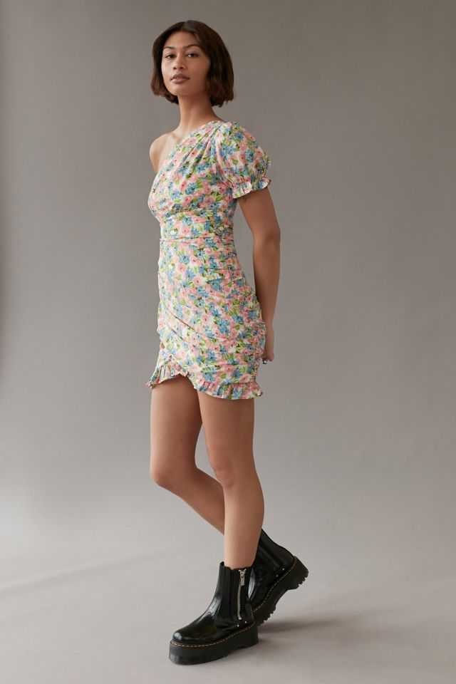 Kiss The Sky One Shoulder Mini Dress #2
