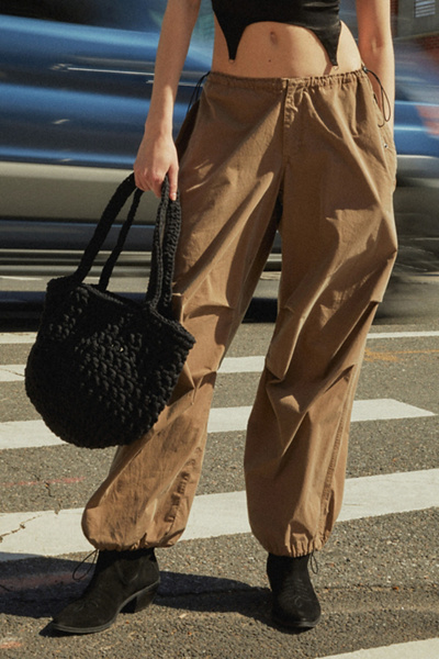 BINGE KNITTING CAPE CIRCULAR TOTE BAG