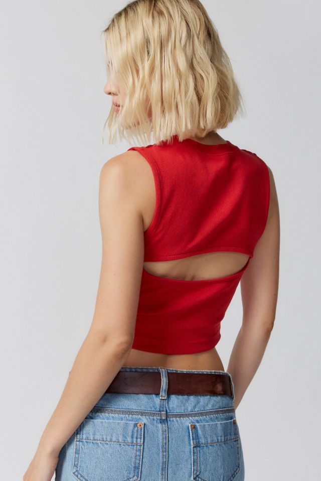 UO Devon Cowgirl Cutout Tank Top #3