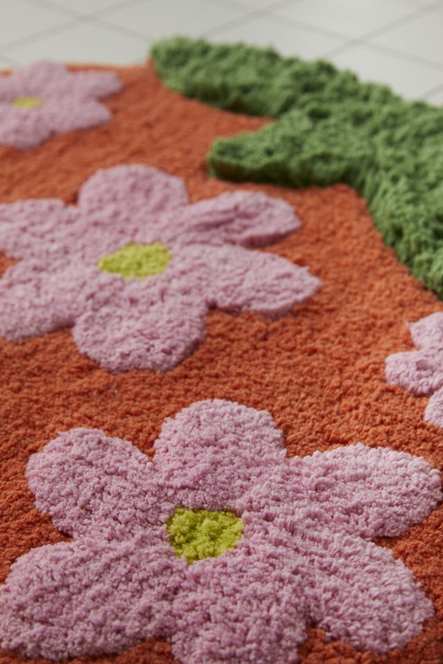 Shaped Strawberry Bath Mat #1