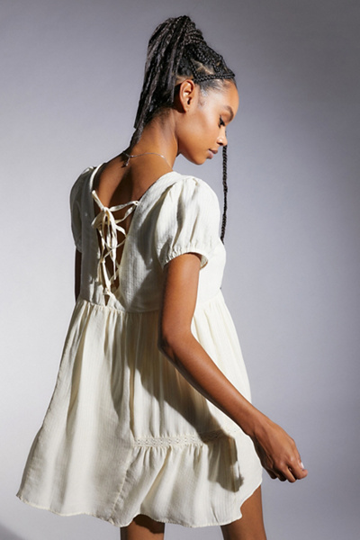 UO Rylan Mini Frock Dress | Urban Outfitters