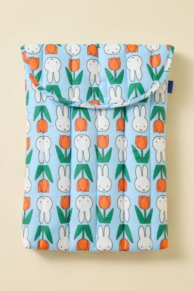 Baggu Puffy 16" Recycled Laptop Sleeve In Tulip Miffy/uo Exclusive At Urban Outfitters In Tulip Miffy/uo Exclusive