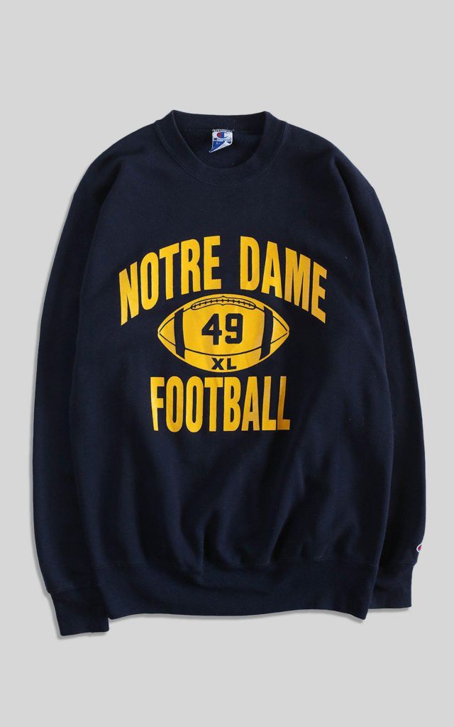 Notre dame outlet vintage sweatshirt