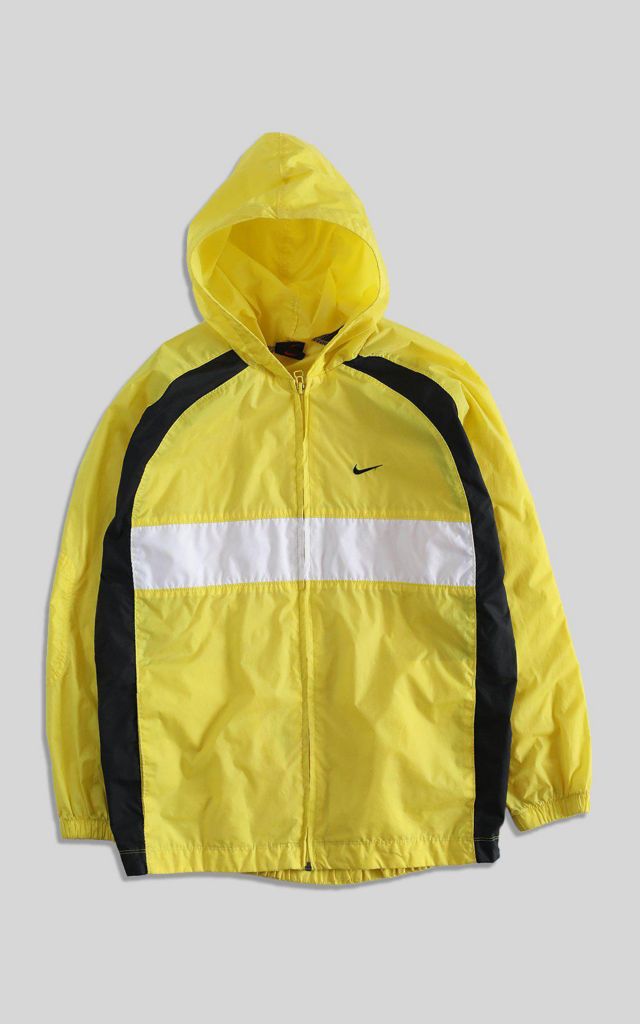 Yellow nike windbreaker mens sale