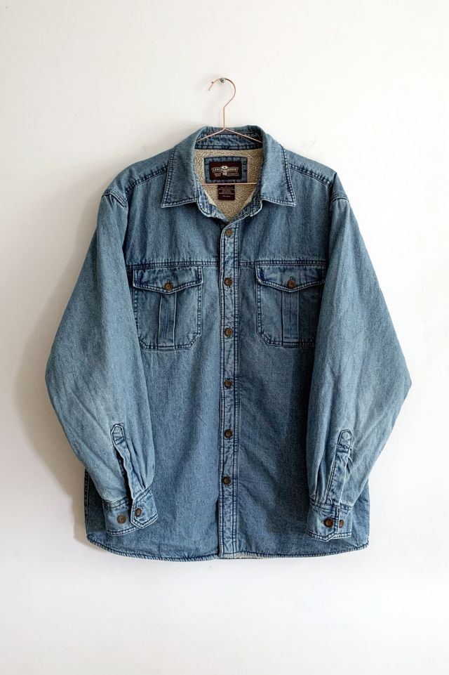 Levis denim shirt vintage hotsell