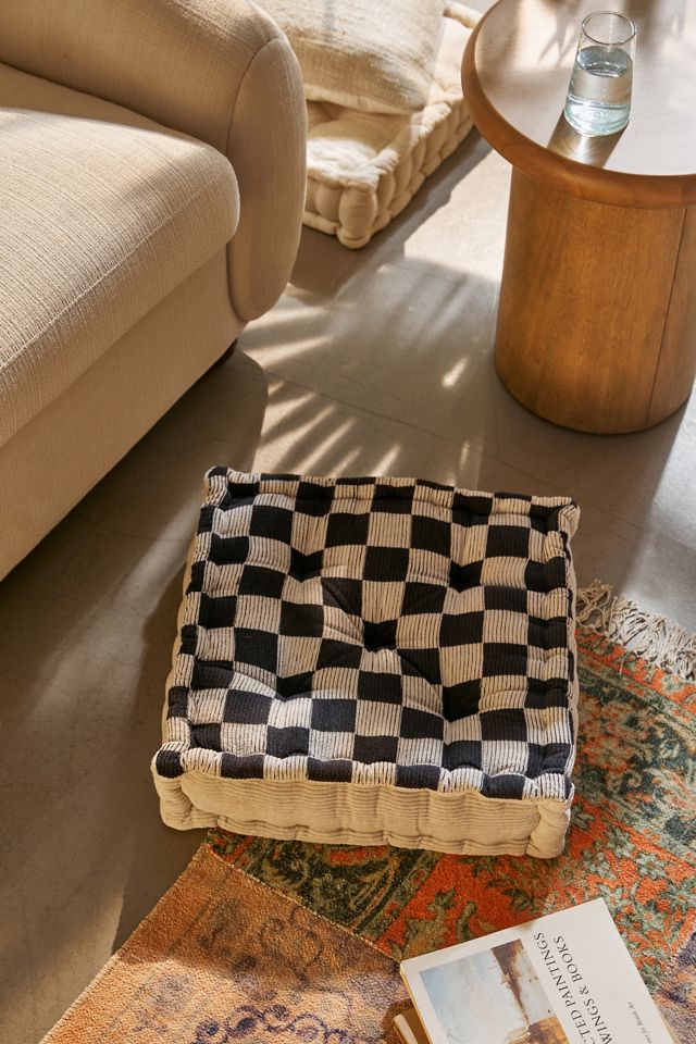 Checkerboard Floor Pillow Urban Outfitters