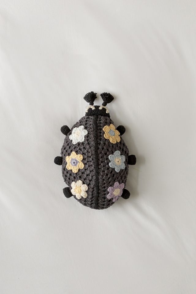 Oreiller Coccinelle au Crochet Profilé #1