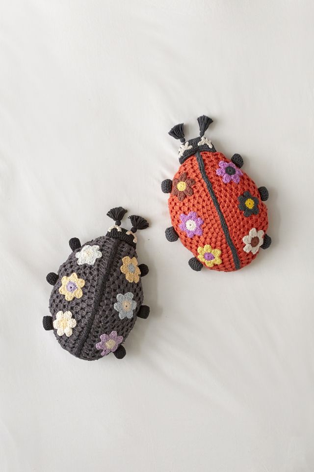 Oreiller Coccinelle au Crochet Profilé #3