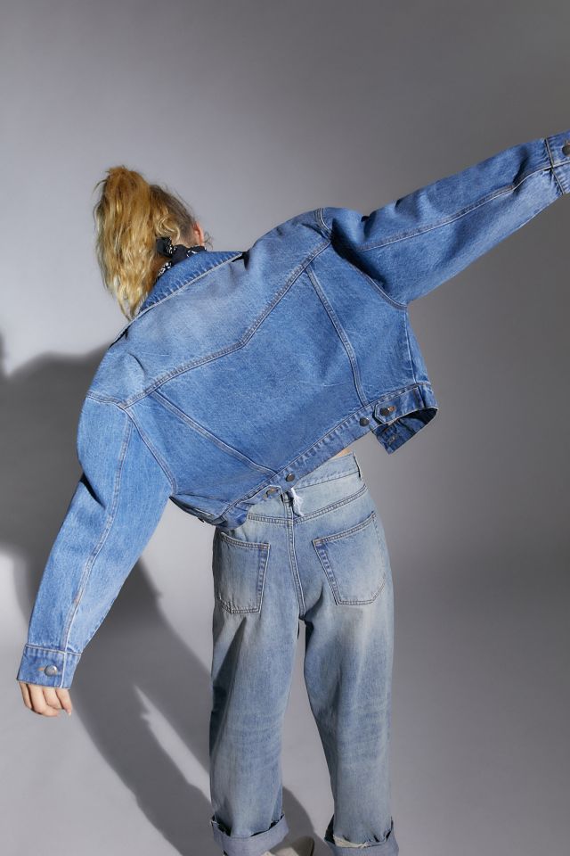 BDG Ari Wedge Cropped Denim Jacket #3