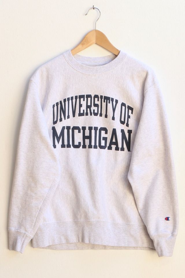 Vintage Champion University of Michigan Reverse Weave Crewneck