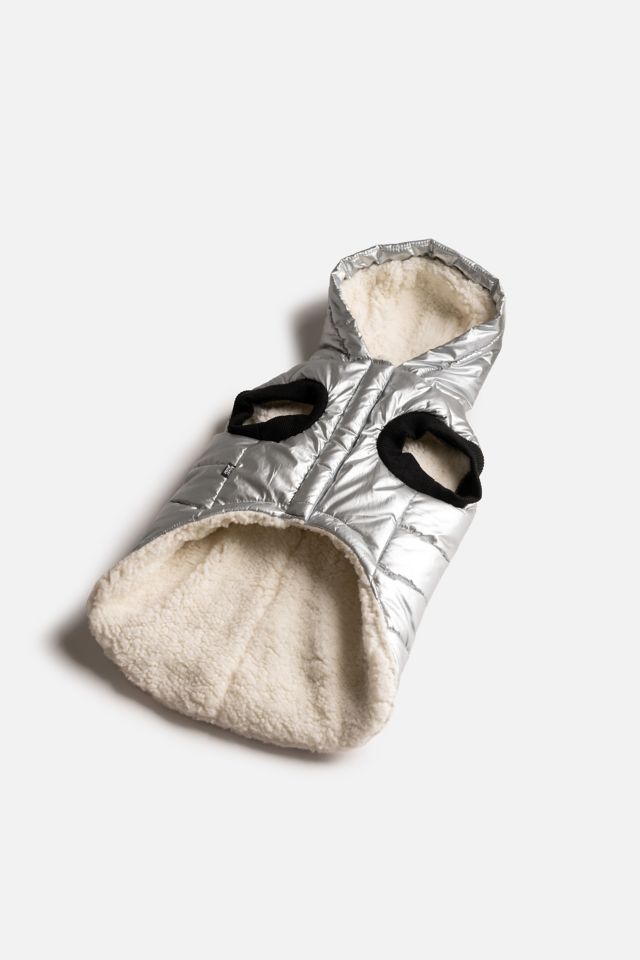 Silver Paw Dog Emma Quilted Fleece Jacket #2