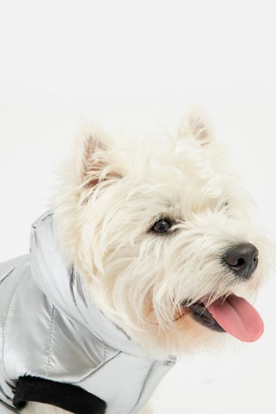 Silver Paw Dog Emma Quilted Fleece Jacket