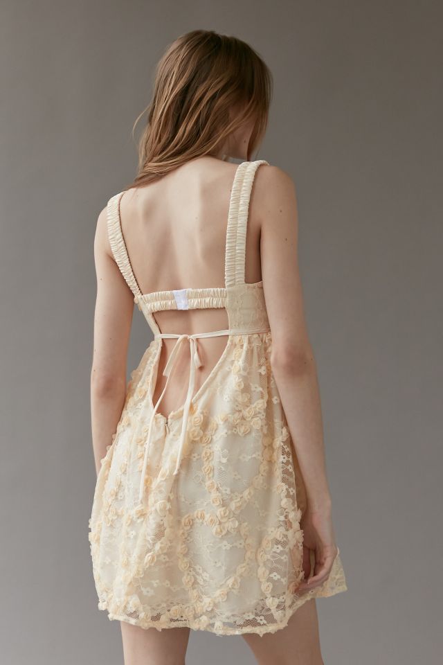 For Love & Lemons Ysabelle Lace Mini Dress #1